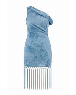 Tohen Astley Mini Dress Denim - Blue