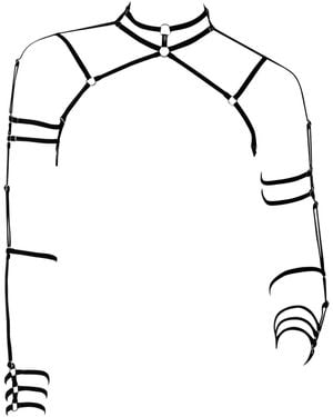 Mymokondo Nua Top Strap Harness - White