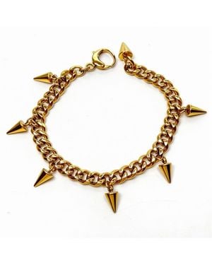 Jagged Halo Jewelry Fallon Spike Bracelet - Metallic