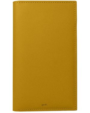 godi. Handmade Leather Passport & Travel Wallet - Green