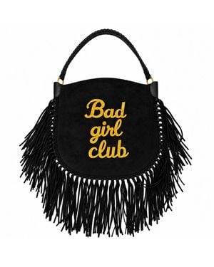Lilly Loves Bad Girls Club Tassel Bag - Black