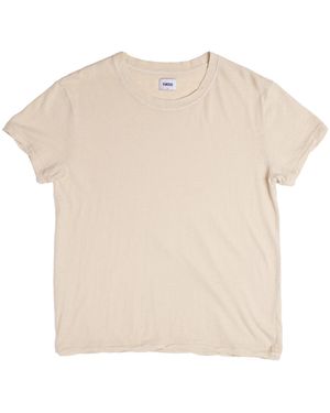 Vænn Neutrals Slub Crew Tee Honeycomb - Natural