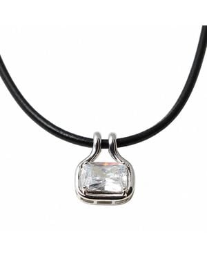 The M Jewelers The Naia Gem Pendant Necklace - Metallic
