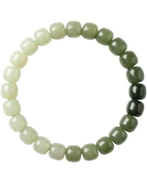 seree Ombre Beaded Jade Bracelet - Green