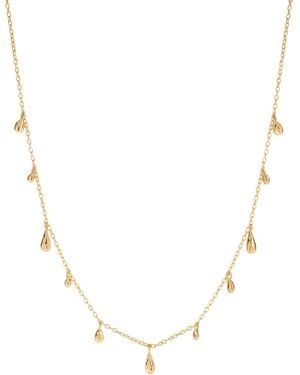 Vanhi Rhea Molten Cascade Necklace - Metallic