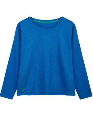 Lounge Boxy Sweatshirt Bright - Blue