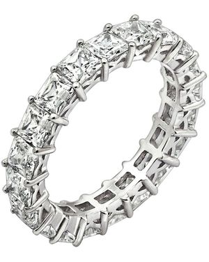 Diamonbliss Princess Cut Eternity Ring - Metallic