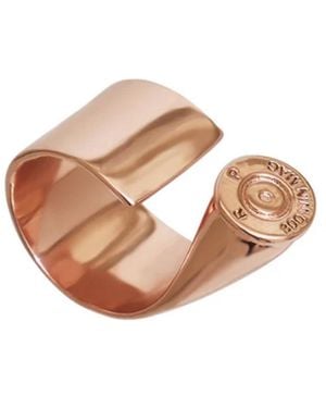 Armature Chunky Bullet Ring - Metallic