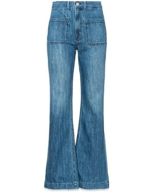 NOEND Daphine Sailor Pocket Flare - Blue