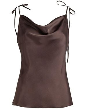 Sasha La Mer Uma Top, Color Dark Chocolate - Brown