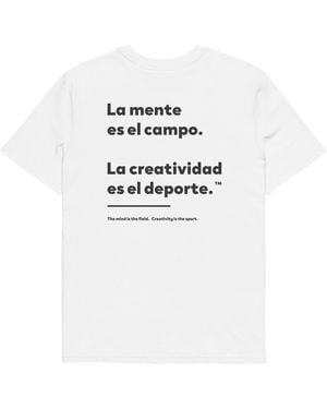 Anchor and Crew Creativity Is The Sport Creative Standard Organic Cotton T-Shirt - White