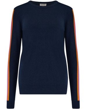 Sugarhill Rita Sweater, Sports Stripe - Blue
