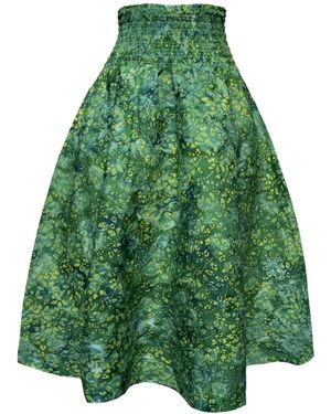 Frock Tales Orchid Midi Skirt - Green
