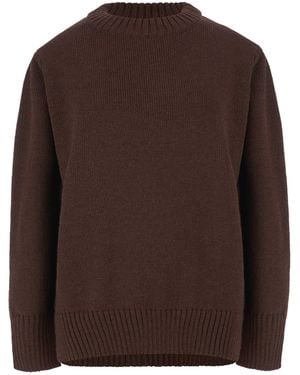 SALANIDA Marina 100% Merino Sweater Chocolate - Brown