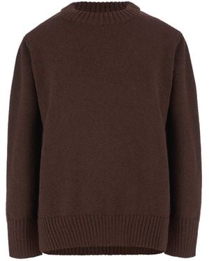 SALANIDA Marina 100% Merino Jumper Chocolate - Brown