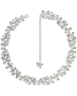 Lucy Quartermaine Sterling Continual Splash Necklace - Metallic