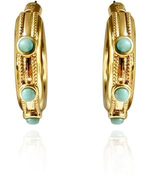 Laura Gray Olivia Hoop Earring - Metallic
