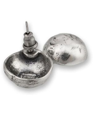 Collection 1304 Capri Sterling Earrings - Metallic