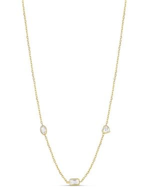SHYMI Multi Fancy Shape Necklace - Metallic