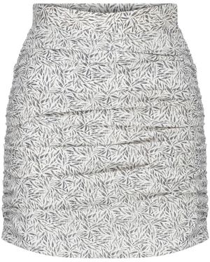 NAZLI CEREN Jace Ruched Skirt - Gray