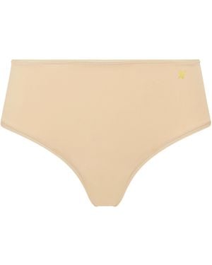 Nudea Neutrals The Stretch Mid Rise Bikini Brief Bundle Three Pack - Natural