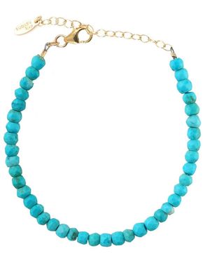 Kris Nations Faceted Gemstone Beaded Bracelet - Blue