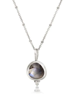 The Jewellery Store London Labradorite 'You Are Loved' Necklace - Metallic