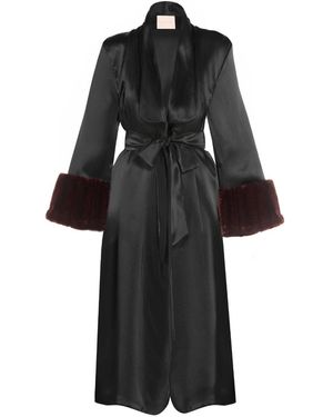 Maguy De Chadirac Walk The Walk Of Fame Dressing Gown - Black