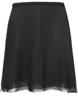 Audrey Vallens Miss Av Chiffon Skirt - Black
