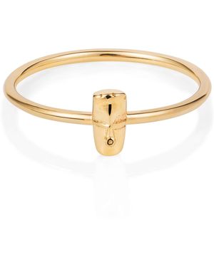 Lee Renee Tiny Voodoo Damballah Ring - Metallic