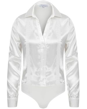 Maan Istanbul Shirt With Bodysuit - White