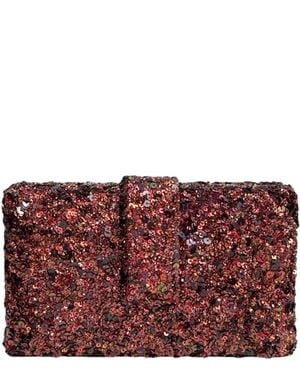 Simitri Molten Kitsch Clutch - Red