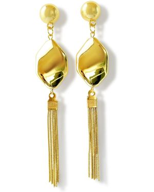 Hzmer Jewelry Divine Earrings - Yellow