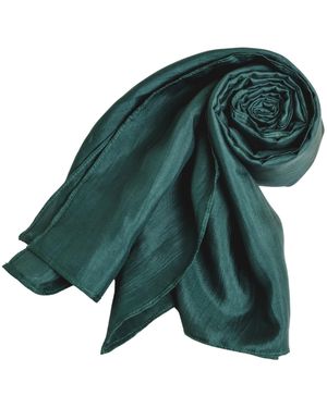 Silk and Bears Emerald Mulberry Silk Scarf – Handmade Sheer Shawl - Green