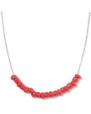 Pinnole All Necklace - Red