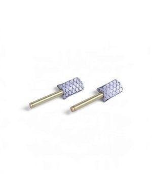 Svetlana Vukov Snake Linear Drop Earrings - Blue