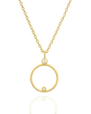 C.J.M Infinity Necklace - Metallic