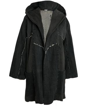 Deborah Lindquist Eco Lifestyle Harper Denim Coat Studded - Black