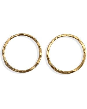 Kate Koel Open Circle Stud Earrings - Metallic