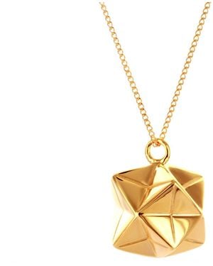 Origami Jewellery Magic Ball Necklace - Metallic