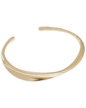 Janus Edinburgh Vermeil Sannox Slim Thin Smooth Bangle - Metallic