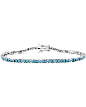 SHYMI Classic Two Mm Tennis Bracelet - Blue