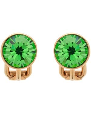Emma Holland Jewellery Peridot Stud Clip Earrings - Green