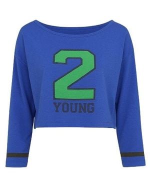 Conquista 2-Young Crop Top Royal - Blue