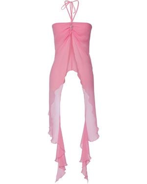 Anse Victorin Kelly Silk Top - Pink
