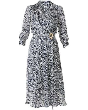 SACHA DRAKE Herringbone Dress - Gray