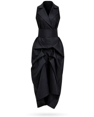 Lumina Eligma The Tuxedo Dress - Black