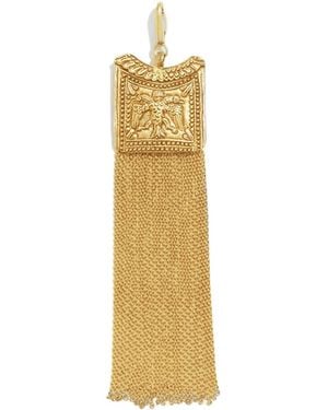 Lovard Double Eagle Tassel Necklace - Metallic