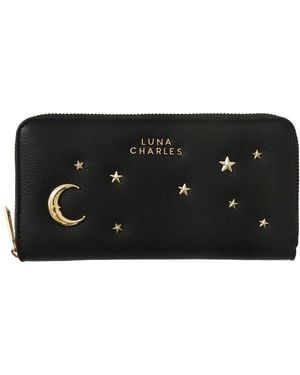 Luna Charles Skye Star Studded Purse - Black