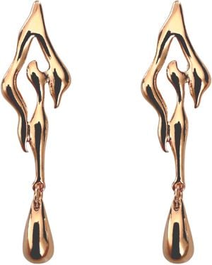 IN CAUDA VENENUM Oshun Earrings - Metallic